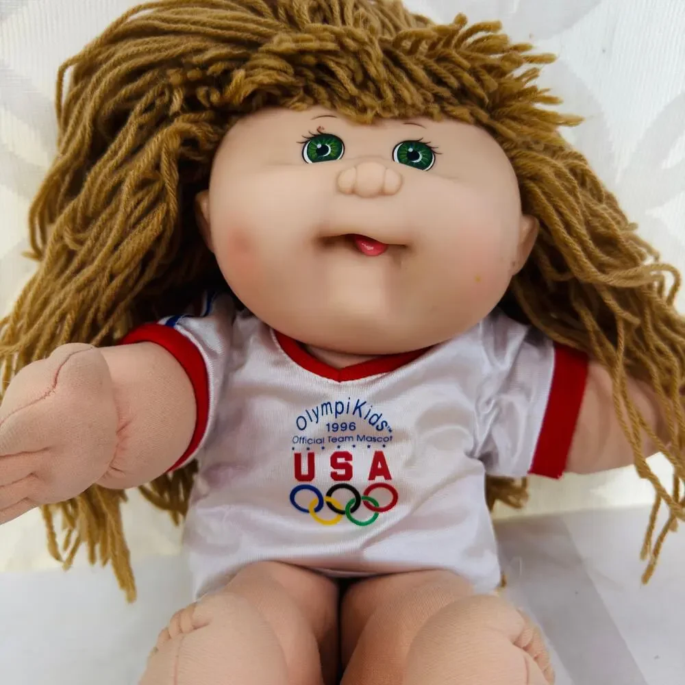 1996 Cabbage Patch Kids Olympikids Special‎ Edition Doll Green Eyes